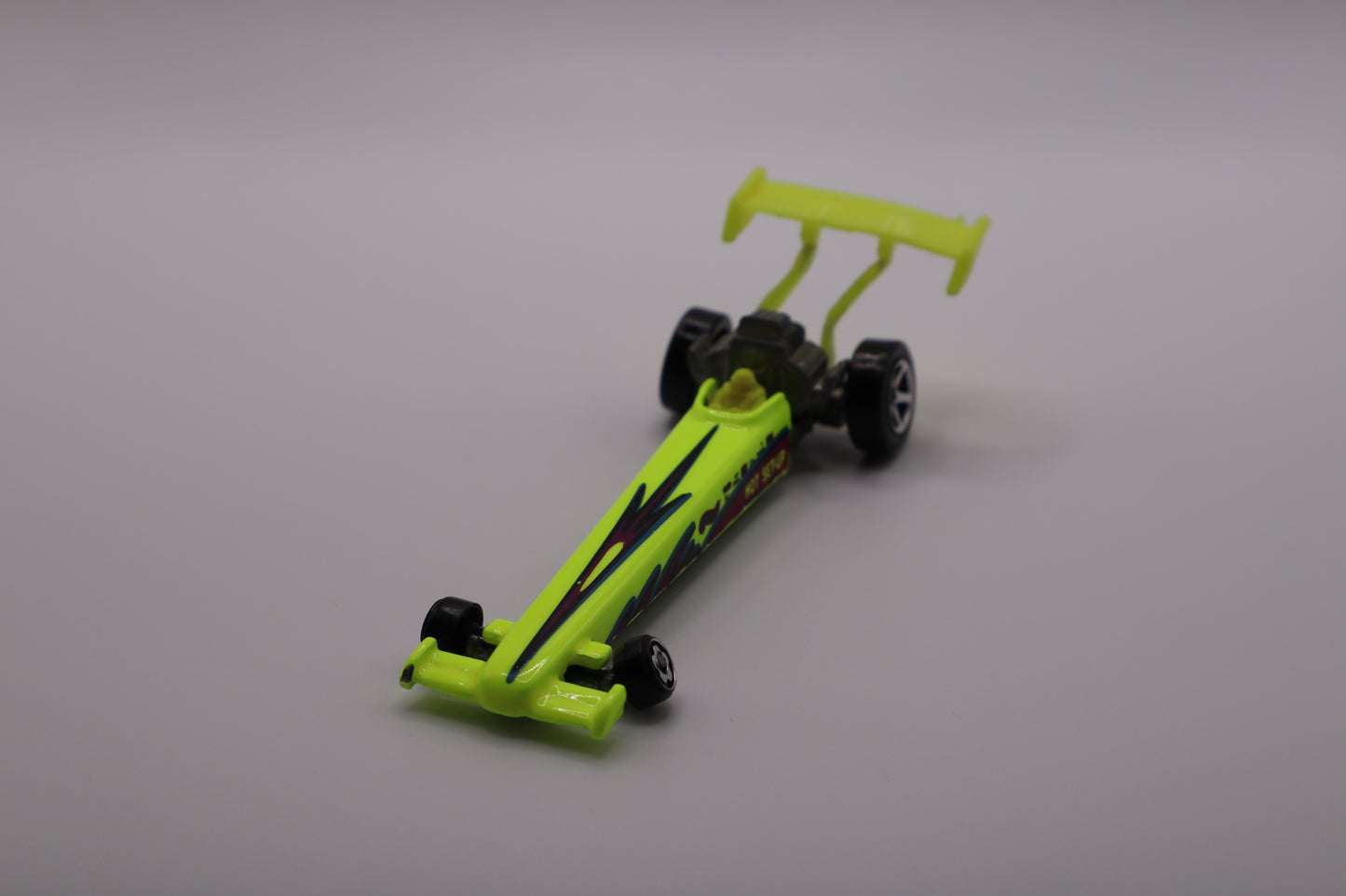 1992 Hot Wheels Dragster – Hot Set-Up (Yellow) Made in Malaysia