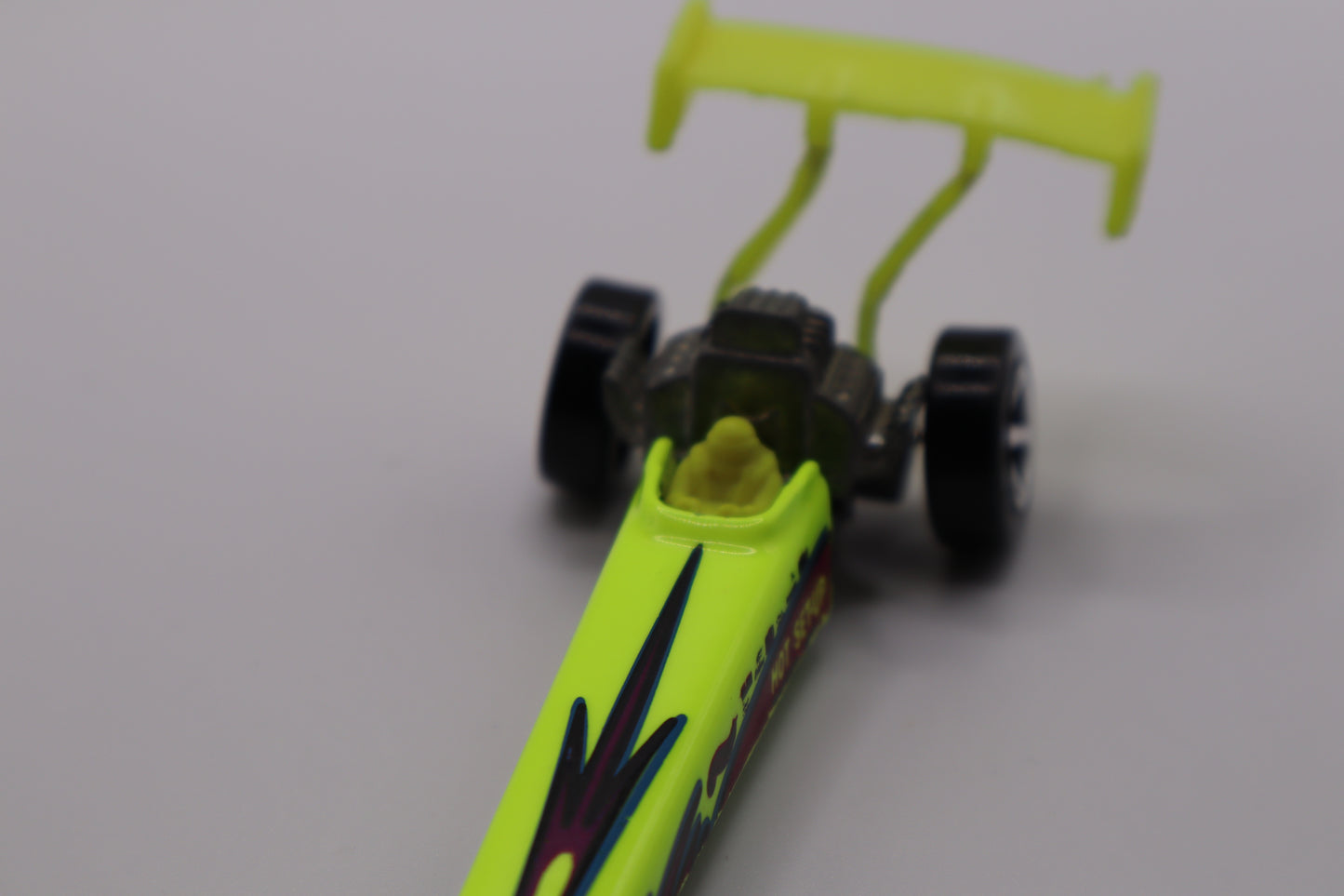 1992 Hot Wheels Dragster – Hot Set-Up (Yellow) Made in Malaysia