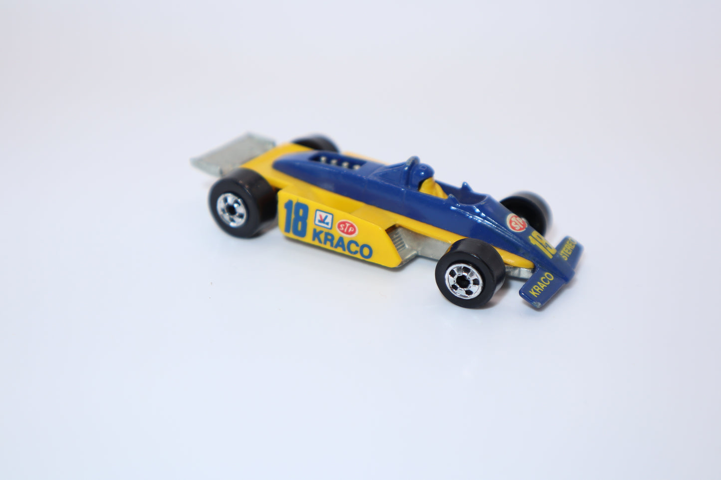 Hot Wheels 1982 #18 Kraco Race Car 18 STP. Condition is Used.