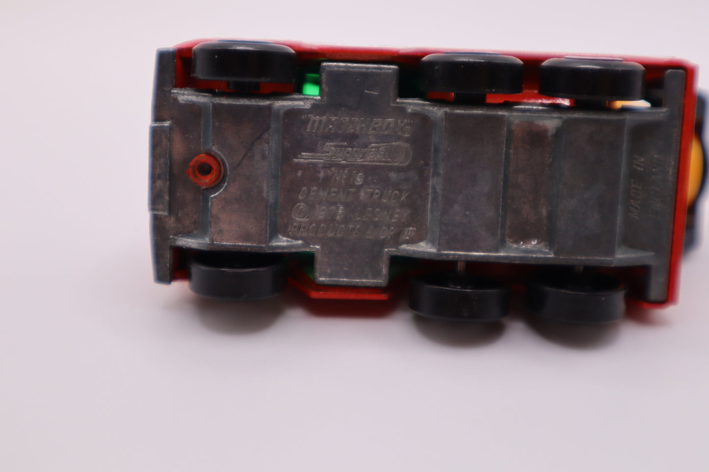 Matchbox Superfast #19 Cement Truck – 1976 – Red – Used Condition