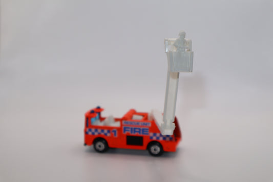 Matchbox Snorkel Truck Fire Rescue Unit – HO Scale – Diecast